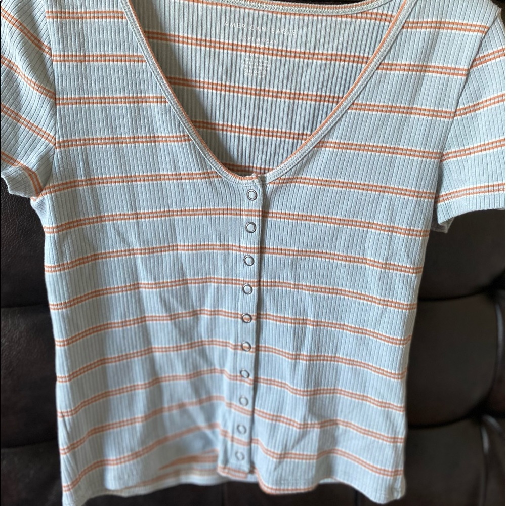 American Eagle button up
